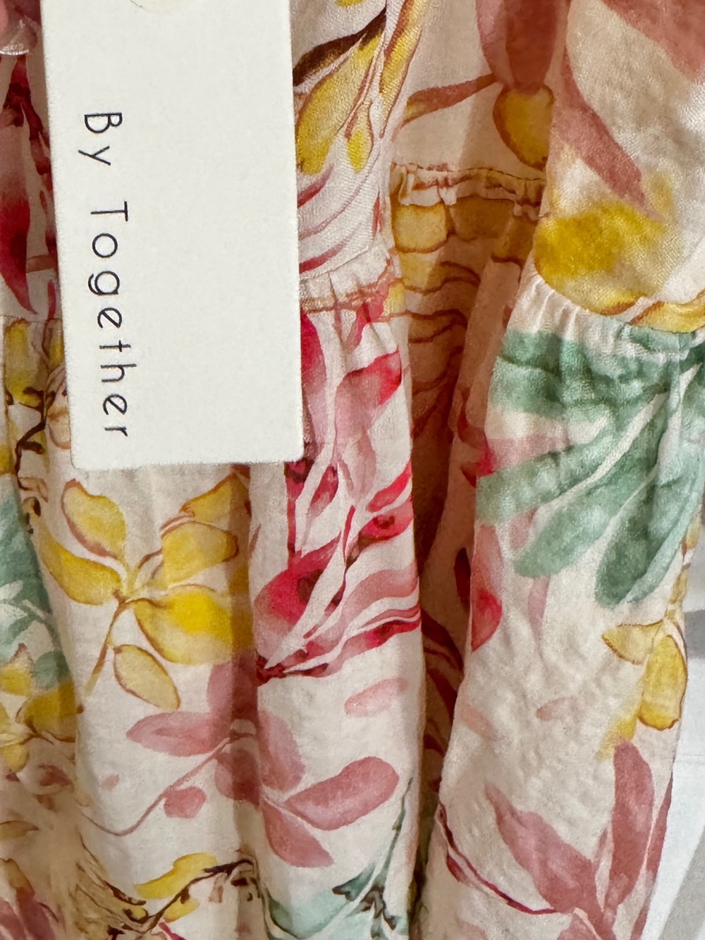 NWT By Together Endless Afternoon Dress Medium Floral Boho Cottagecore - Picture 6 of 12